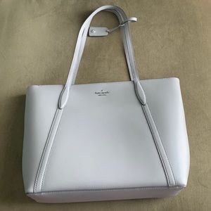 Kate Spade Large Gray Leather Tote